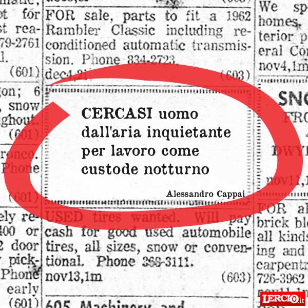 Annunci Lerci 10 Ottobre 2016 - Lercio