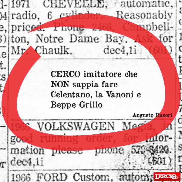 Annunci Lerci 24 Ottobre 2016