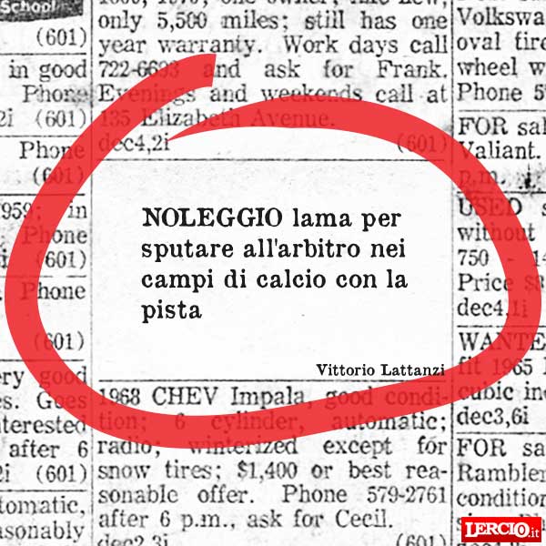 Annunci Lerci 24 Ottobre 2016