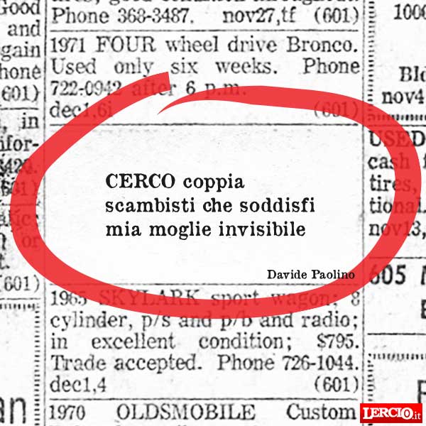 Annunci Lerci 24 Ottobre 2016