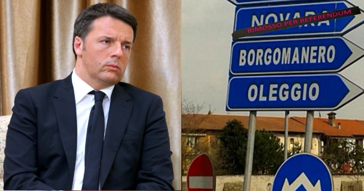 Referendum: Renzi trasferisce la capitale a Siena (SI) e abolisce la provincia di Novara (NO) - Lercio