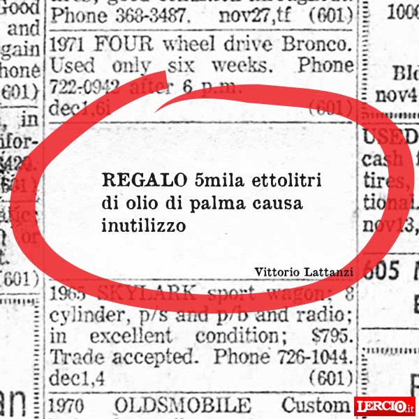 Annunci Lerci 6 Novembre 2016