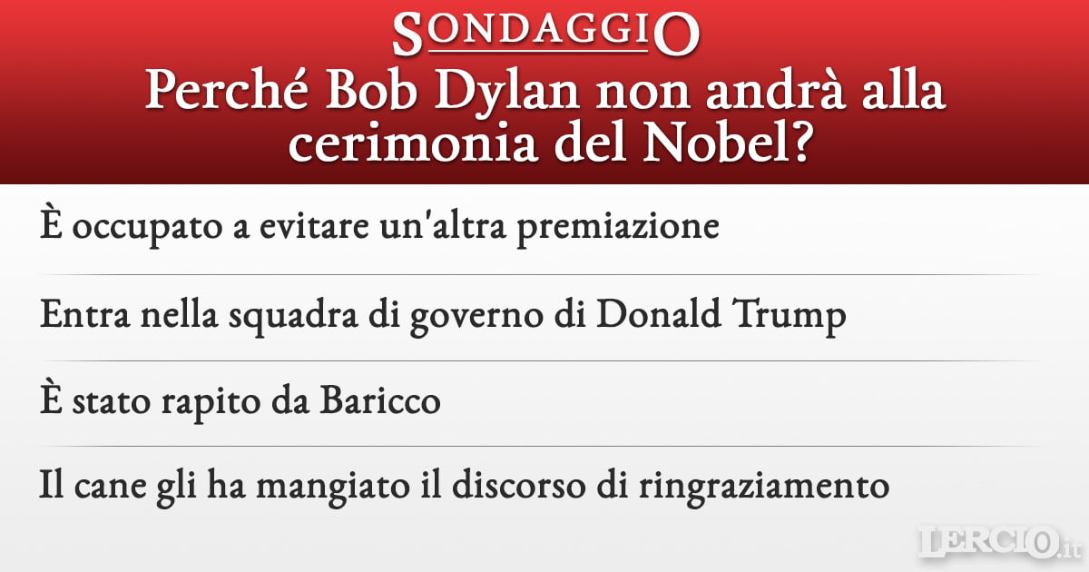 Sondaggio Bob Dylan