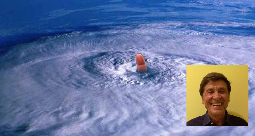 Gianni Morandi infila un dito nel buco dell'ozono e lo chiude - Lercio