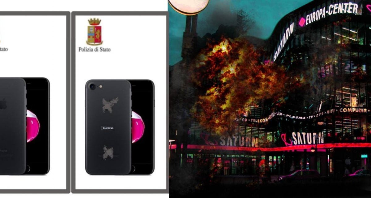 IPhone7 si converte alla Samsung e si fa esplodere in un centro commerciale - Lercio