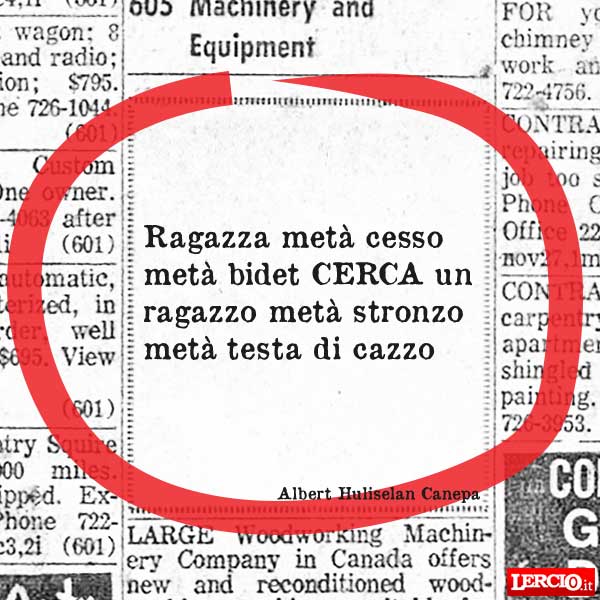 Annunci Lerci 5 Dicembre 2016