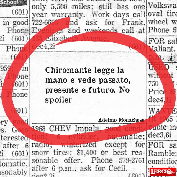 Annunci Lerci 12 Dicembre 2016