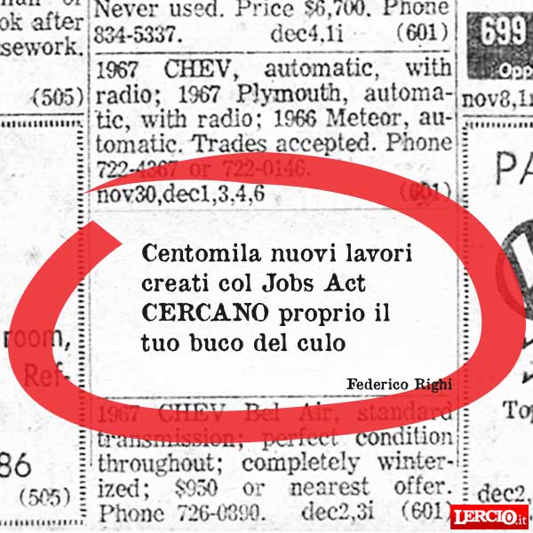 Annunci Lerci 19 Dicembre 2016