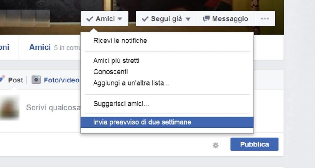 Pulizia contatti. Dall'anno prossimo sarà obbligatorio il preavviso di due settimane - Lercio