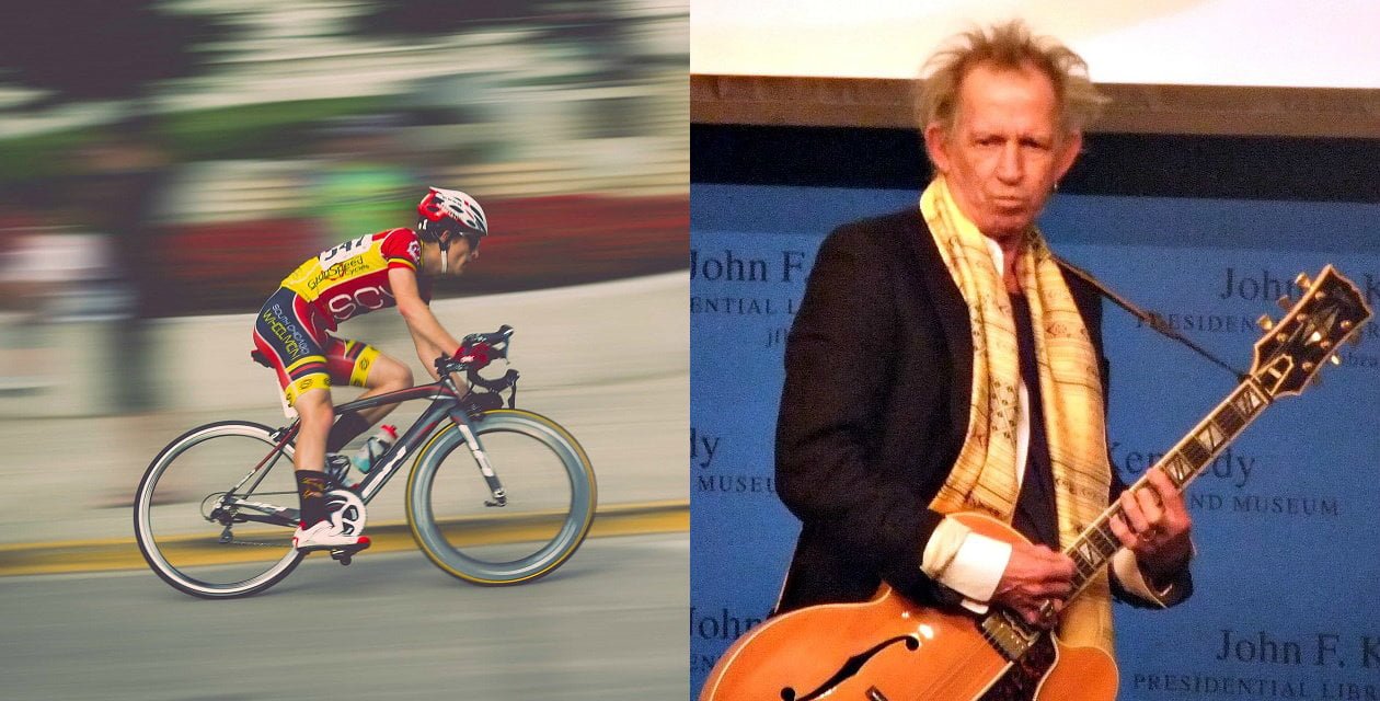 Francia, sospeso ciclista trovato positivo a Keith Richards - Lercio