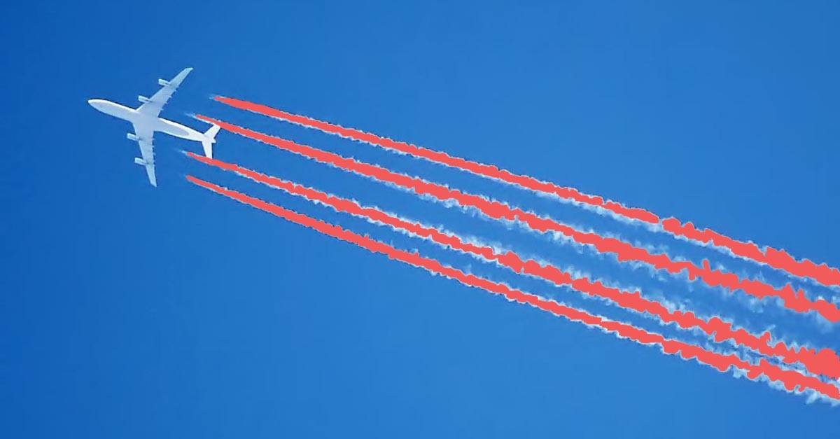 Fusione Lufthansa-Haribo: arrivano le scie chimiche alla fragola - Lercio