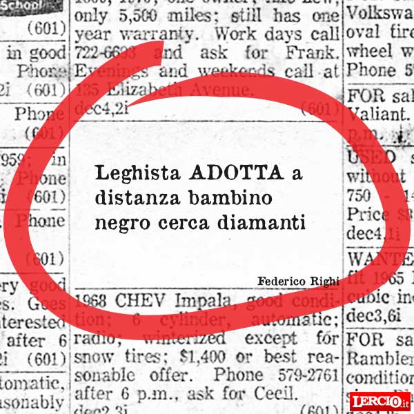 Annunci Lerci 20 Febbraio 2017
