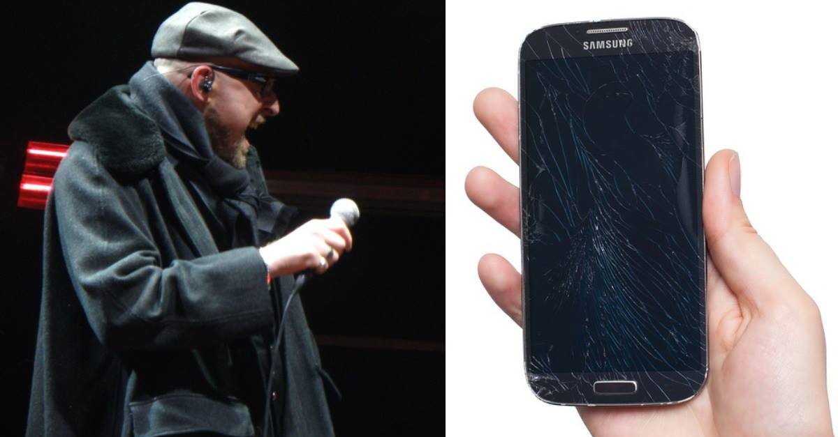 Mario Biondi manda un messaggio vocale a un amico e gli disintegra lo smartphone - Lercio
