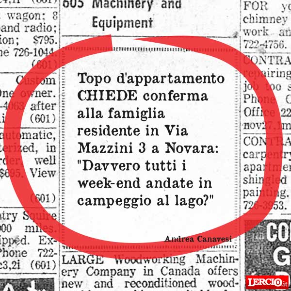 Annunci Lerci 20 Marzo 2017