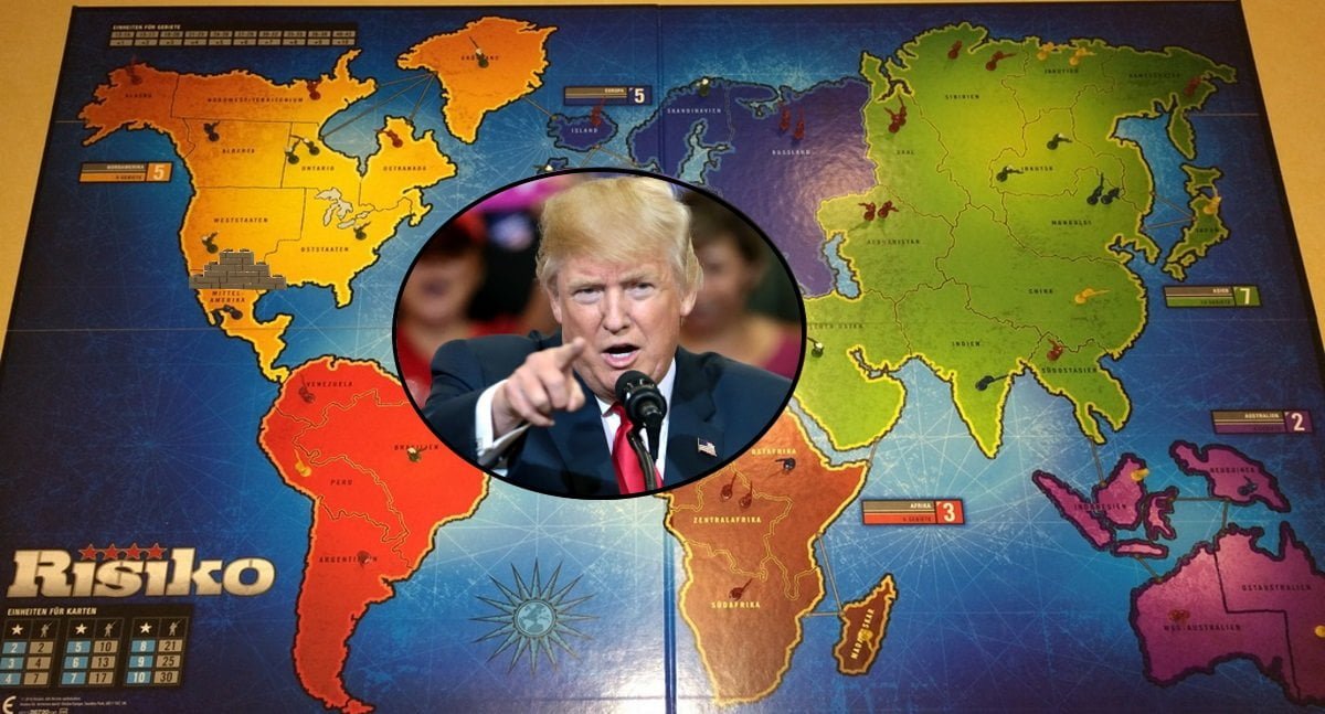 Trump cambia regole del Risiko: "Vietato passare dall'America Centrale agli Stati Uniti" - Lercio