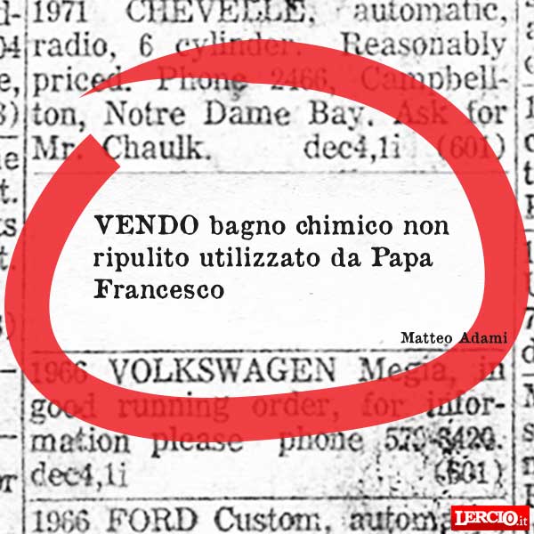 Annunci Lerci 3 Aprile 2017 - Lercio