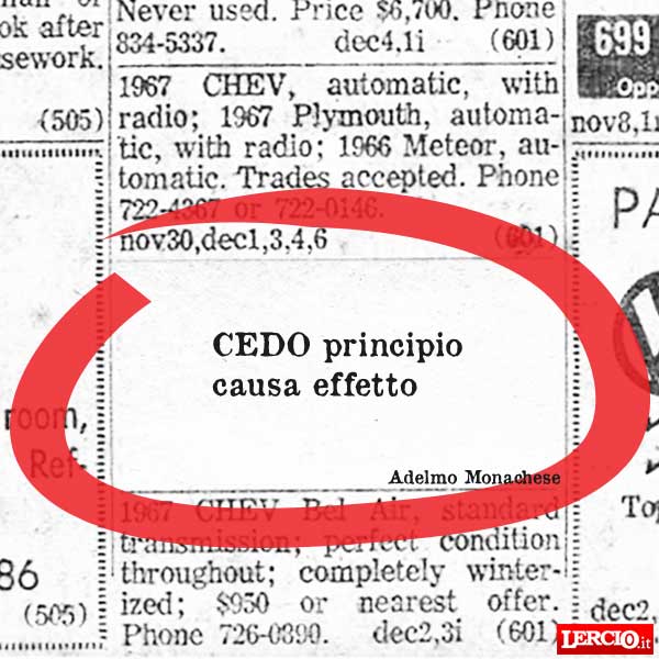 Annunci Lerci 22 Maggio 2017