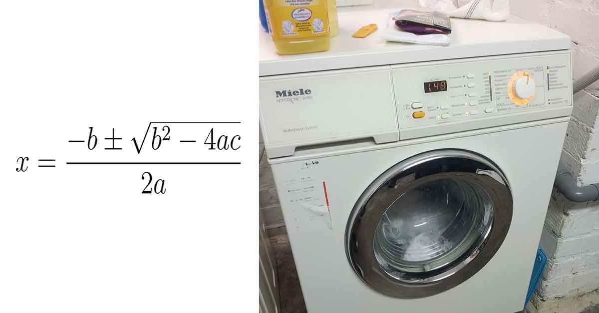 Calcola equazione per capire le donne ma la moglie mette gli appunti in lavatrice - Lercio