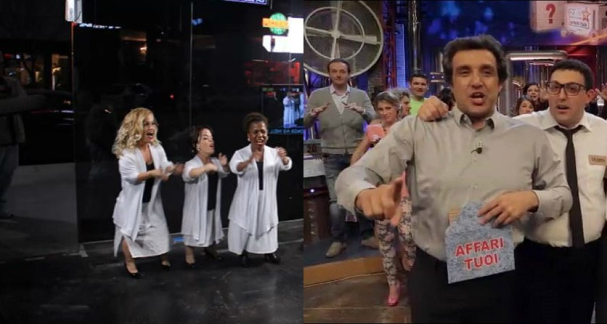 Femen nane interrompono programma di Insinna - Lercio