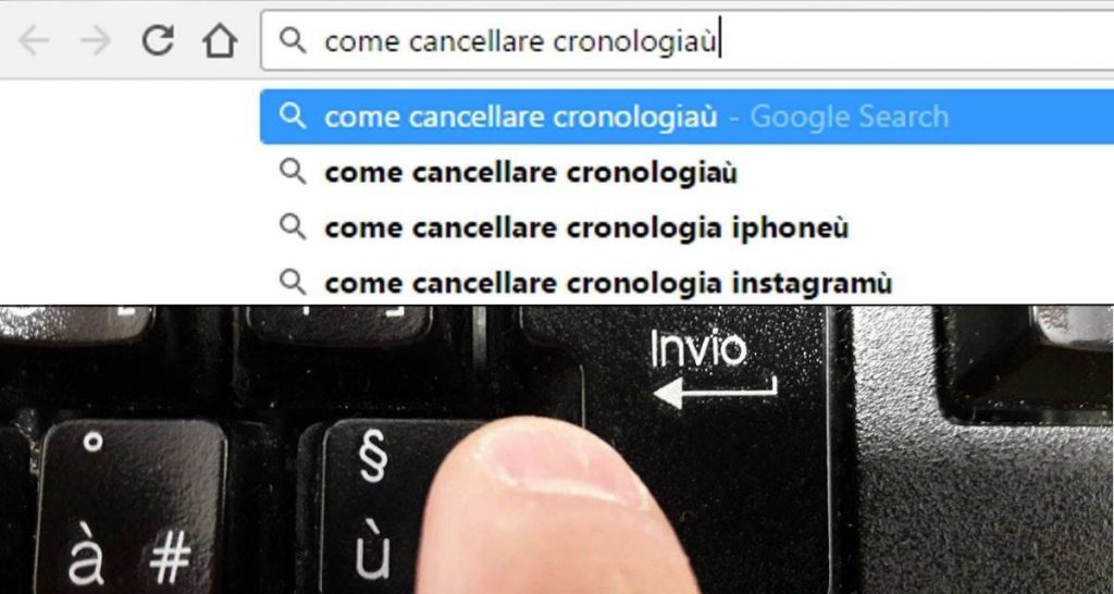 Google rivela: la maggior parte delle ricerche degli italiani finiscono per ù - Lercio