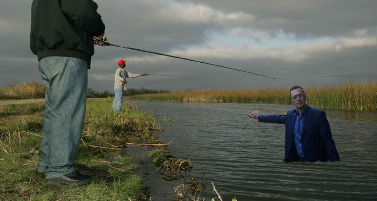 Molinella. Va a pescare in un fiume e tira su Igor il russo - Lercio