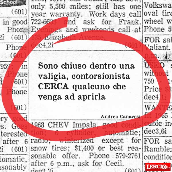 Annunci Lerci 5 Giugno 2017