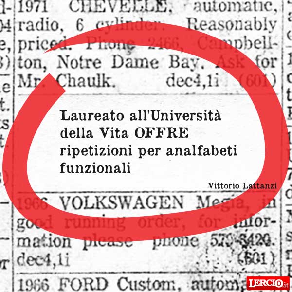 Annunci Lerci 12 Giugno 2017