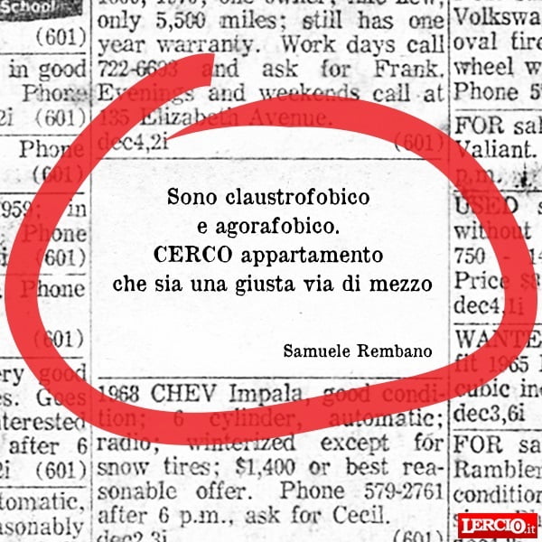 Annunci Lerci 19 Giugno 2017