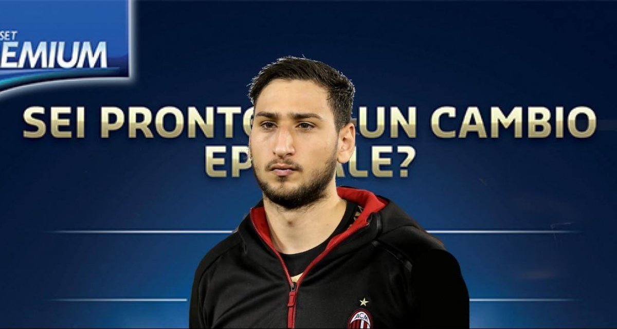 Ennesimo affronto di Donnarumma: non rinnova nemmeno l'abbonamento a Mediaset Premium - Lercio