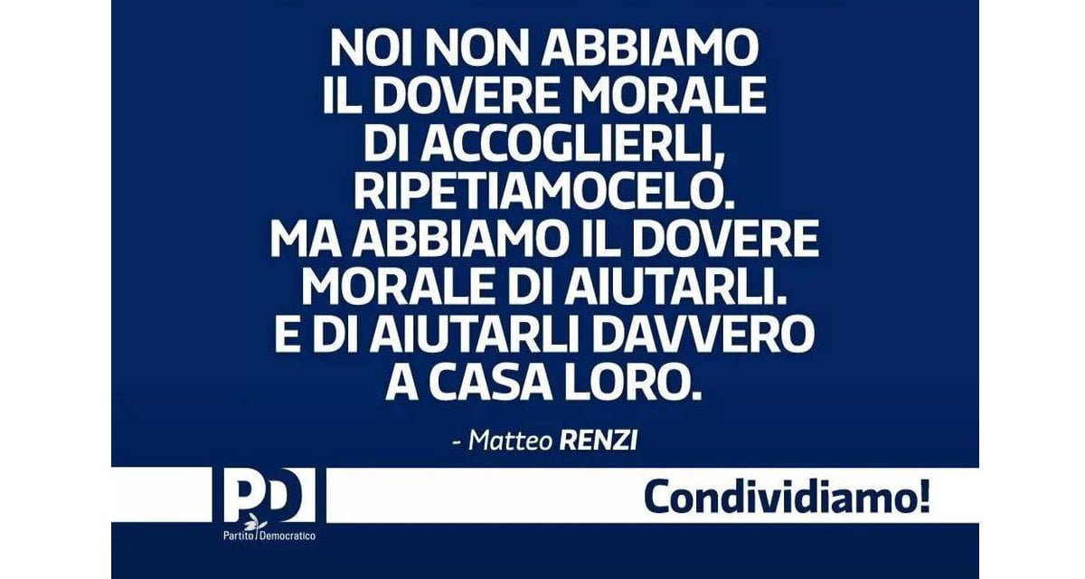 Renzi si difende: "Frase estrapolata da un discorso razzista più ampio" - Lercio