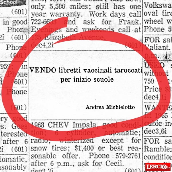 Annunci Lerci 11 Settembre 2017