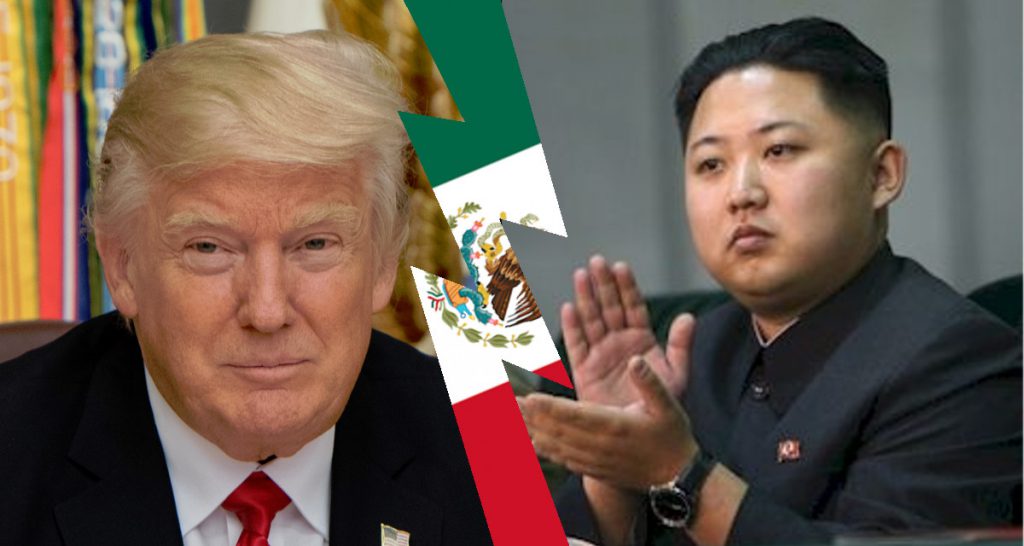 Trump pronto a lanciare il Messico sulla Corea del Nord - Lercio