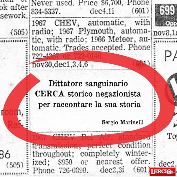 Annunci Lerci 16 Ottobre 2017