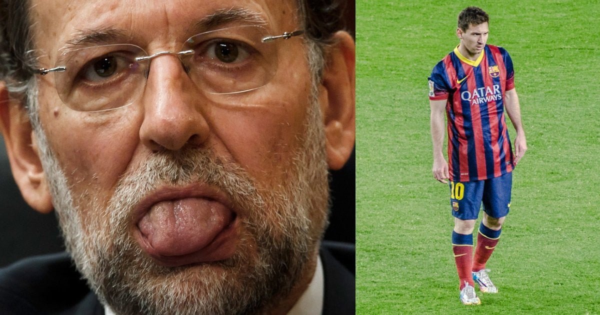 Catalogna, il premier Rajoy: "Nulla anche la doppietta di Messi" - Lercio