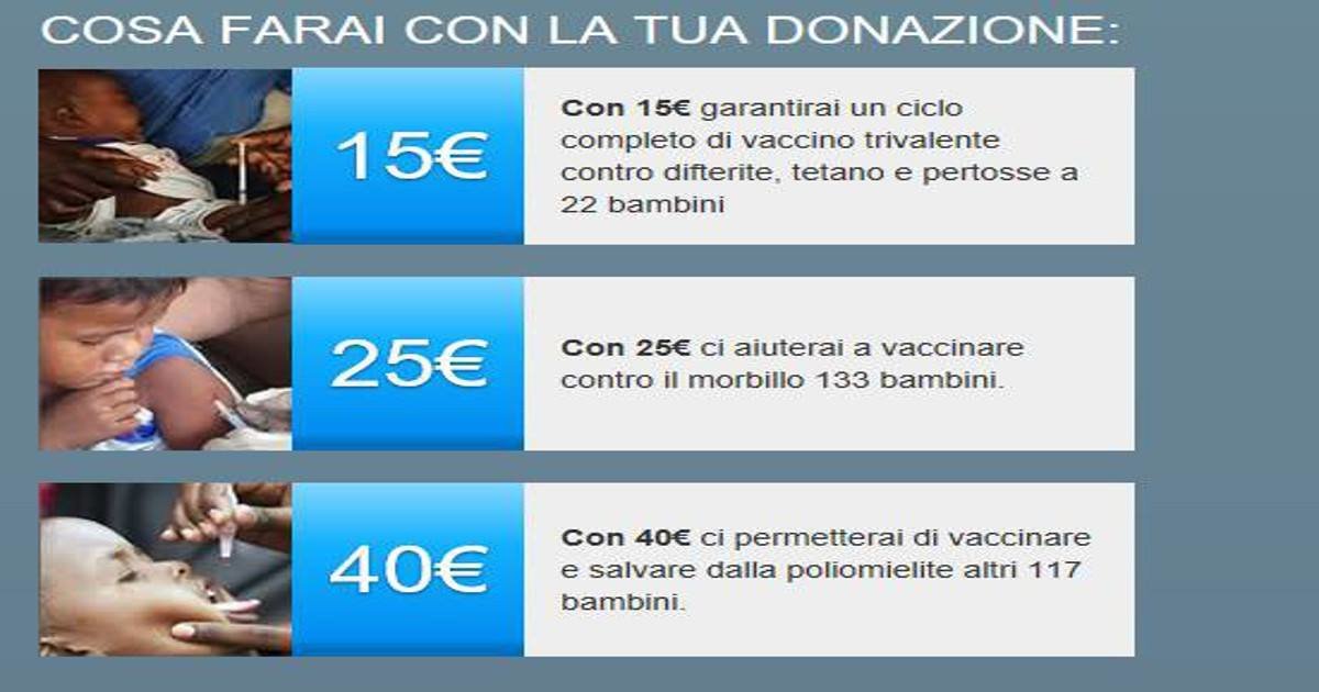 NoVax razzista dona cinquecentomila euro all'UNICEF - Lercio