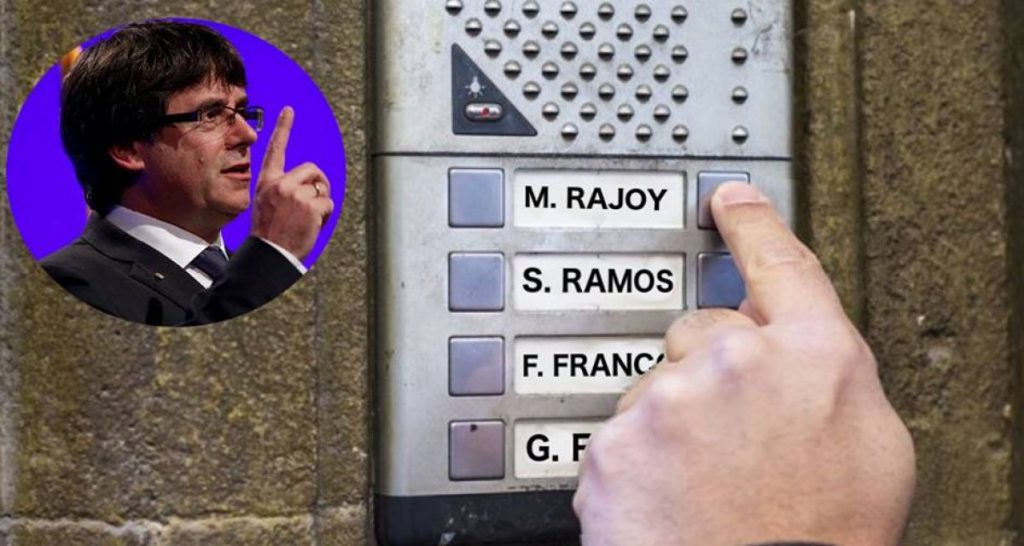 Spagna: Puigdemont suona il campanello di Rajoy e poi scappa - Lercio