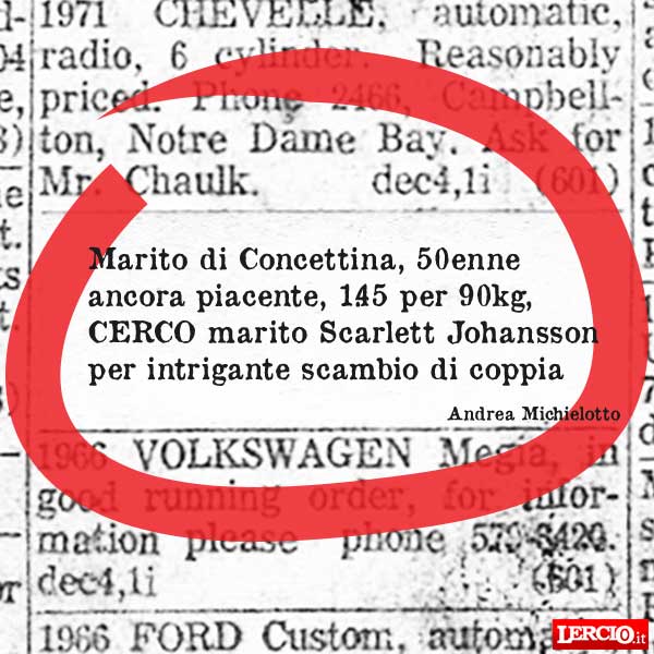 Annunci Lerci 20 Novembre 2017