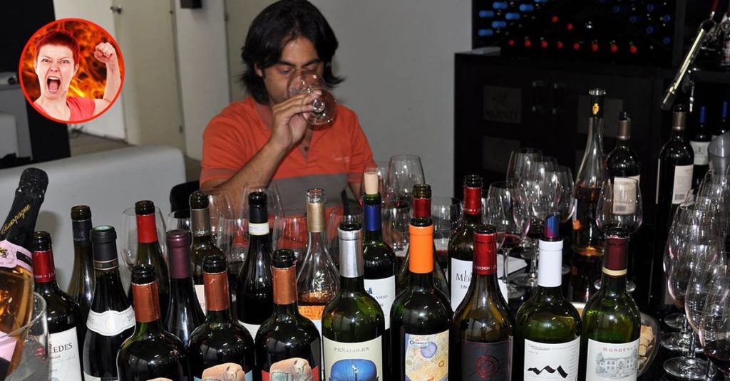 "Non puzzi di alcol, dove cazzo sei stato?". Donna scopre tradimento del marito sommelier - Lercio