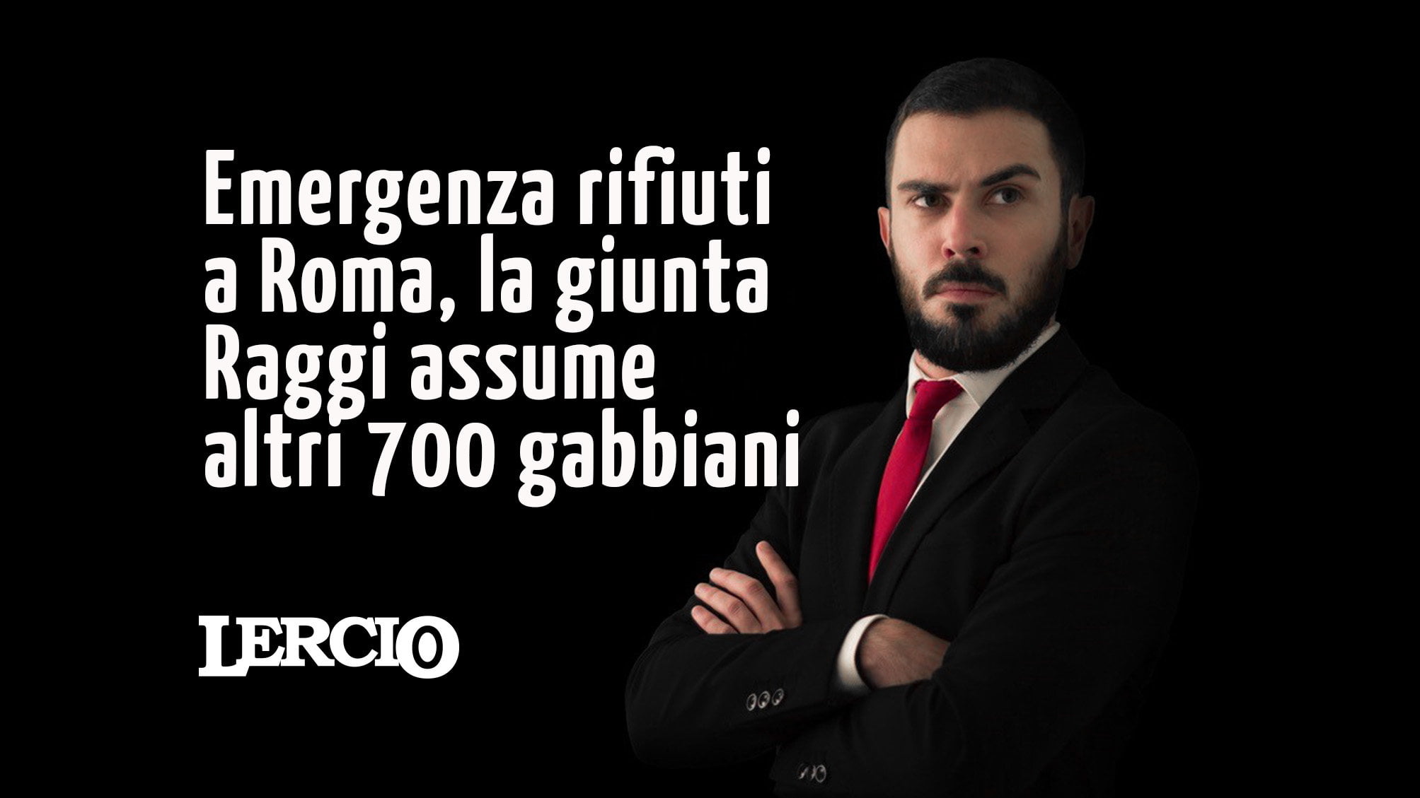 TG Lercio con DMAX S2E7 – Emergenza rifiuti a Roma - Lercio