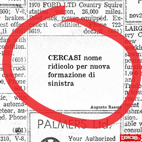 Annunci Lerci 18 Dicembre 2017