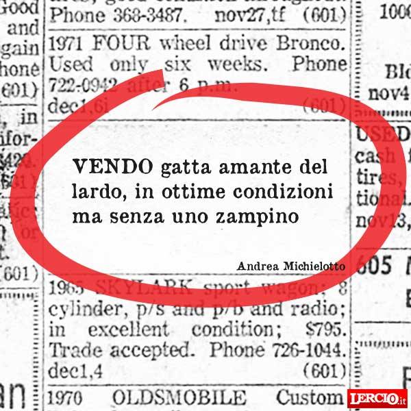 Annunci Lerci 15 Gennaio 2018