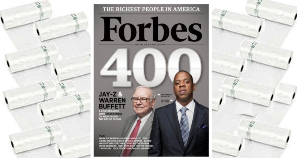 Forbes: i 100 uomini più ricchi del mondo possiedono oltre il 50% dei sacchetti bio - Lercio