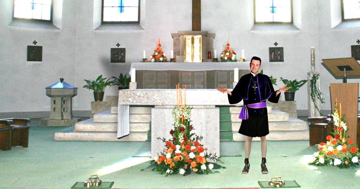 Prosegue la rivoluzione di Papa Francesco: "Preti potranno portare la gonna sopra il ginocchio" - Lercio
