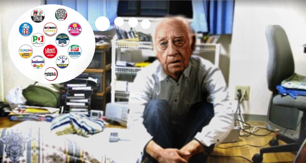 "Non so chi votare": settantenne si chiude nella sua stanza e diventa hikikomori - Lercio