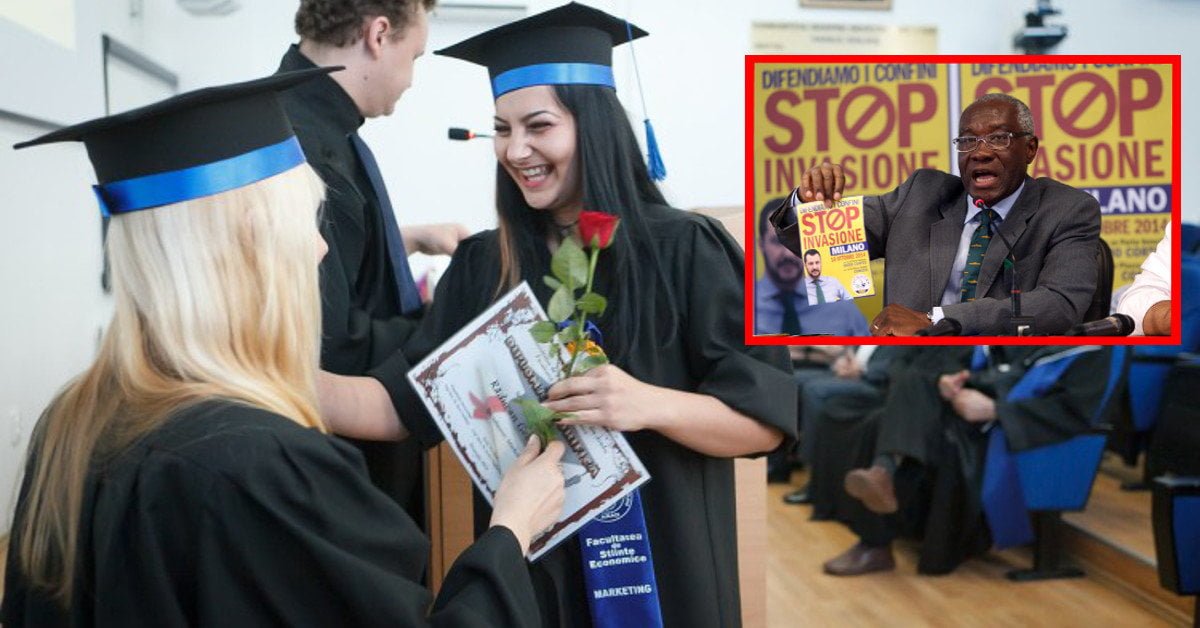 Si laurea in Psicologia con una tesi sull'elezione di Toni Iwobi nella Lega - Lercio