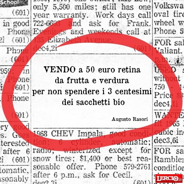 Annunci Lerci 9 Aprile 2018