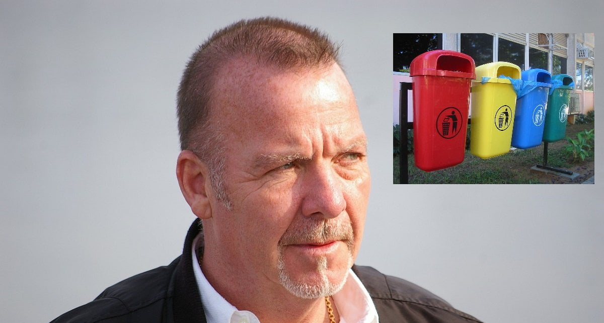 Cittadino svizzero sotto effetto di alcol e droghe getta l'umido nel contenitore della plastica - Lercio