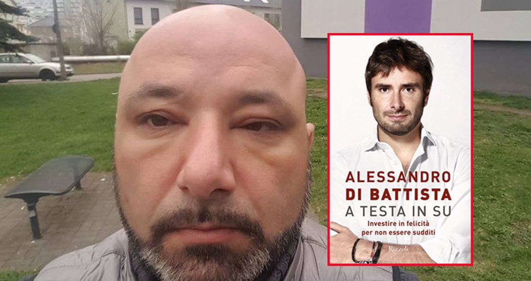 Legge il libro di Di Battista ma dopo 7 righe gli viene una reazione allergica agli occhi - Lercio