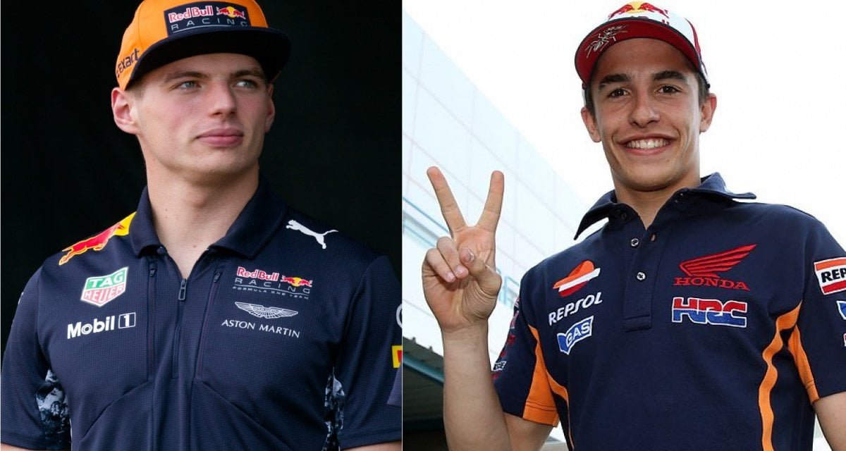 Verstappen sfida Marquez a chi riuscirà a buttare fuori pista più avversari - Lercio