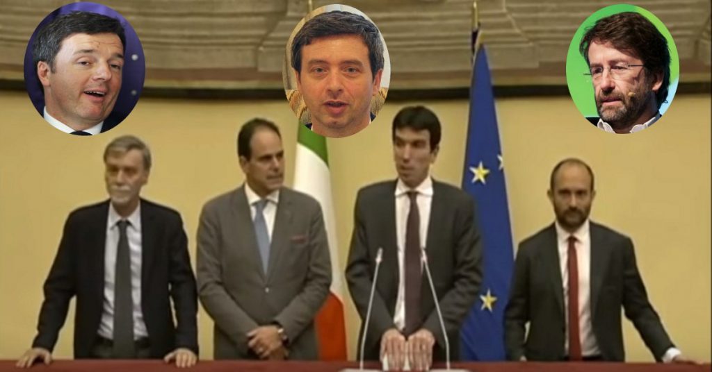 Il PD si divide su come si deve dividere - Lercio